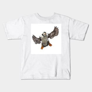 Greedy Puffin Love Kids T-Shirt